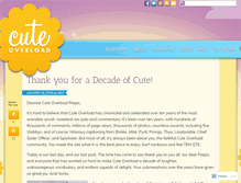 Tablet Screenshot of cuteoverload.com